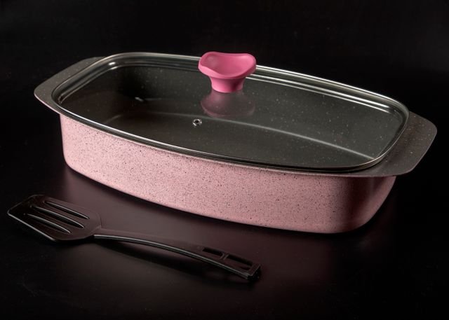 Blush Enamel Baking Dish