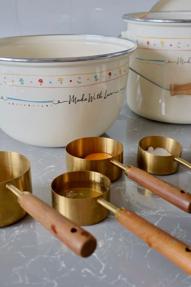 Nested Brass Measuring Cups