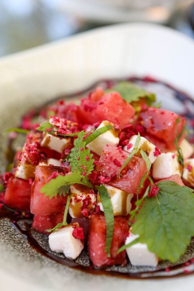 Watermelon and Herb Bites