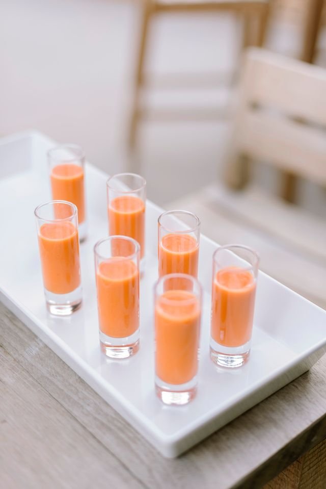 Chilled Gazpacho Shooters