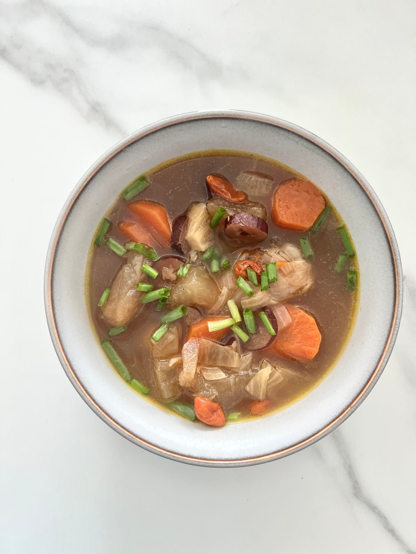 Simple Vegetable Mushroom Broth