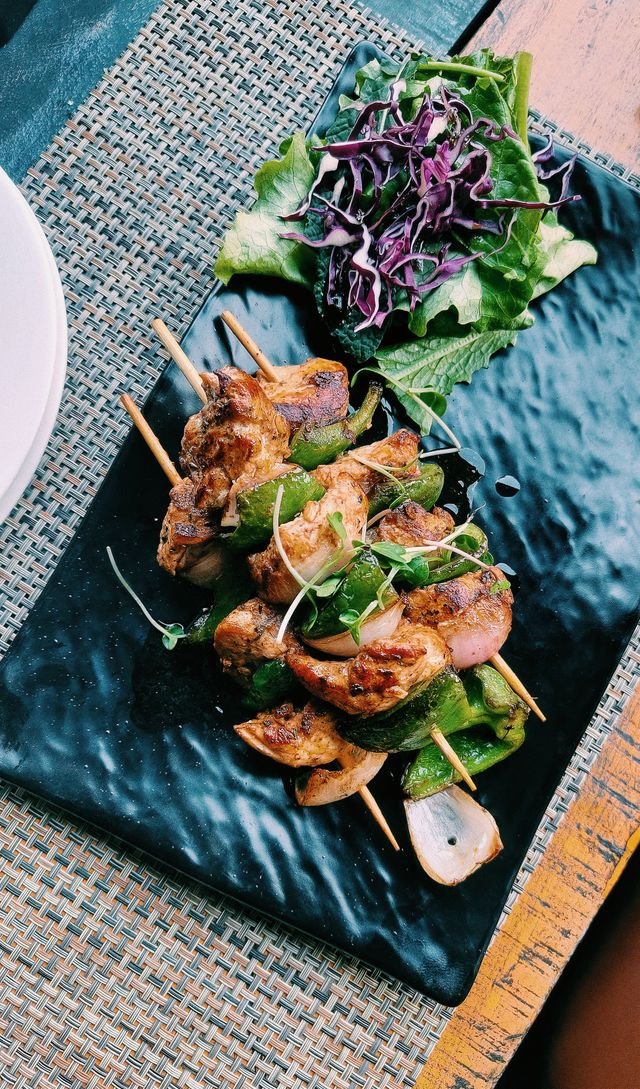 Chicken and Bell Pepper Skewers