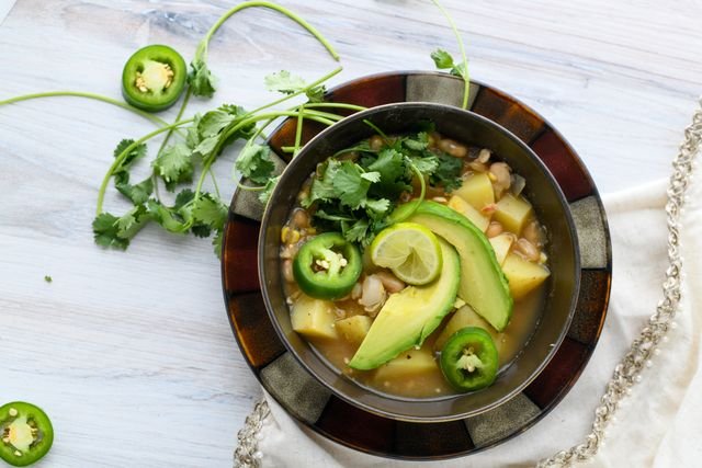 Green Chile Chicken Soup